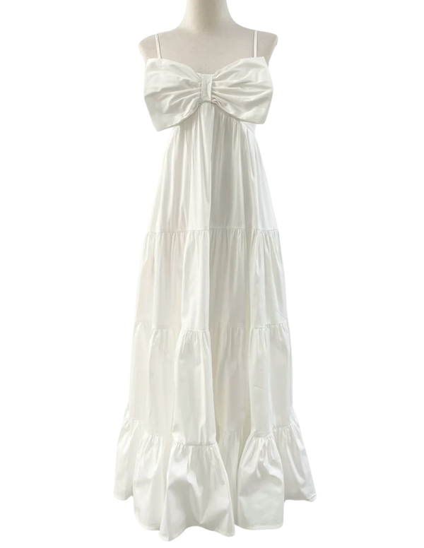 reset by Jane maxi bow dress ivory