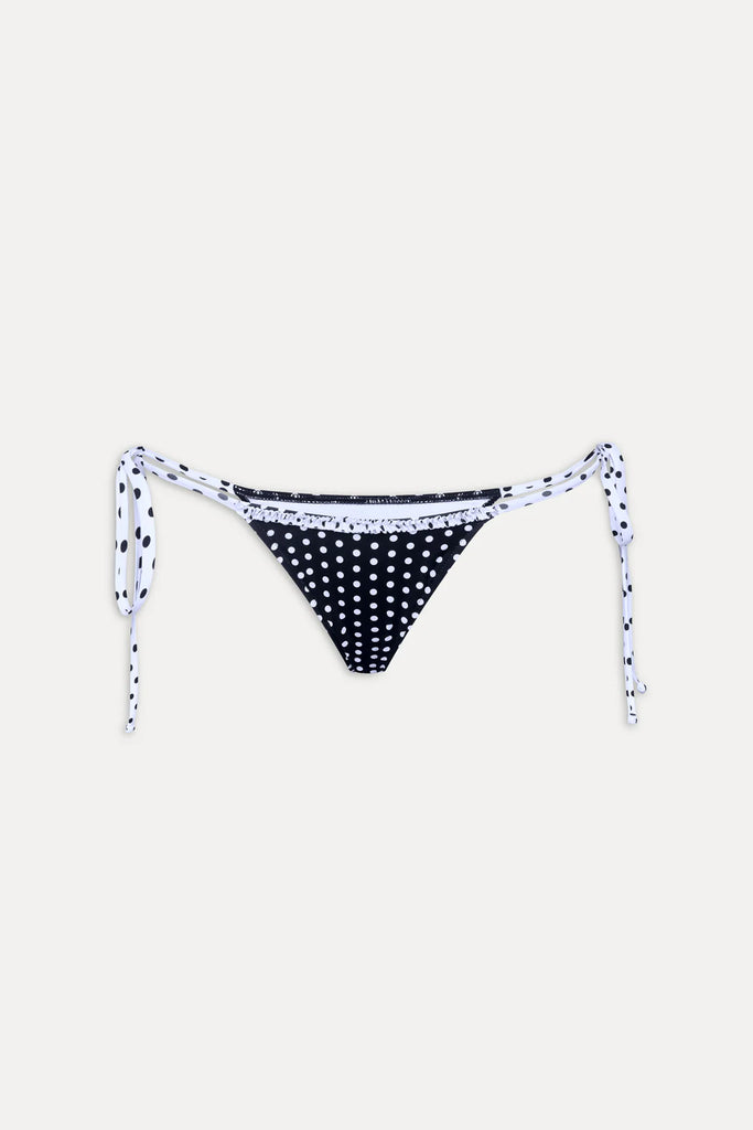 Frankies Bikinis Divine Skimpy String Bikini Bottom Classic Polka Dot