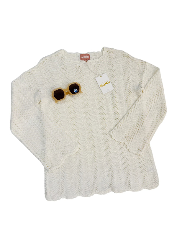 show me your mumu packable pullover white