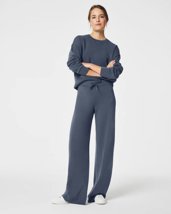 Spanx airessentials  wide leg sweatpants gray