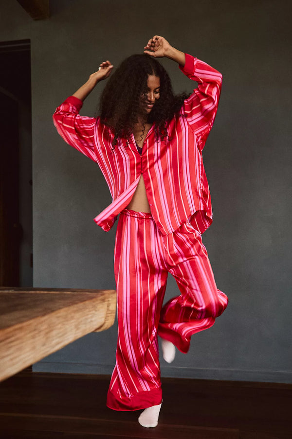 free people dreamy days pajama set berry combo