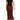 Free People Long Lost Lover ½ Slip Skirt Spiced Chocolate