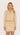 Mink Pink Aspen Zip Front Knit Top Oatmeal