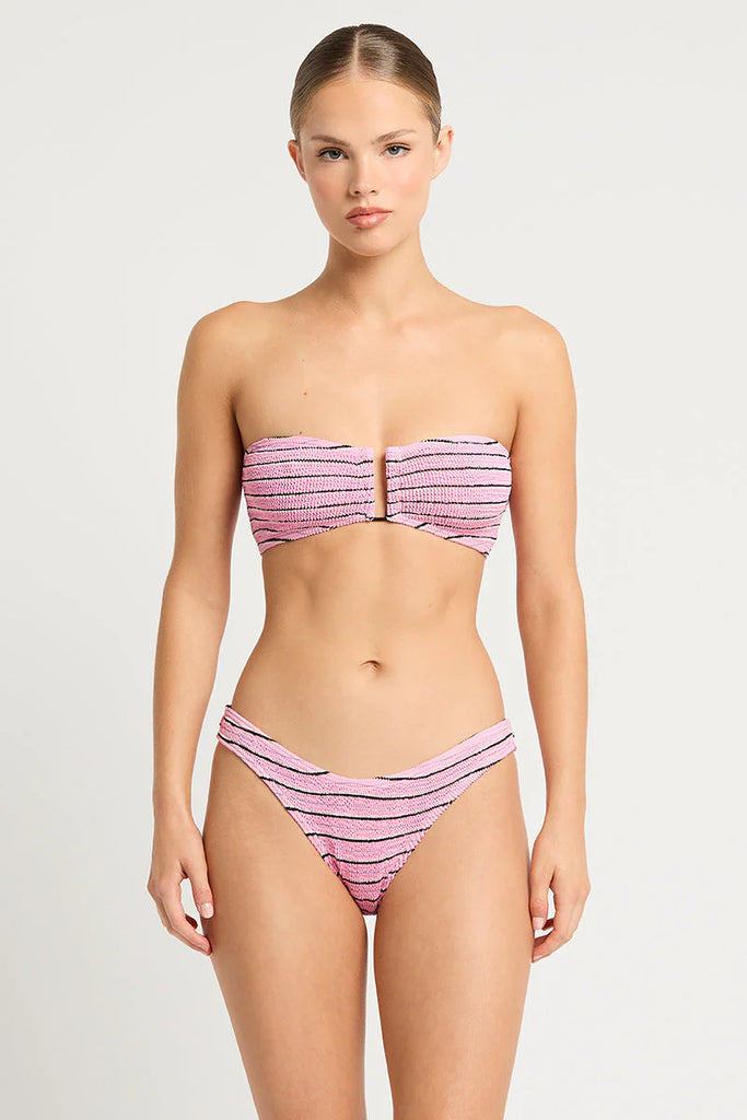 Bondeye Blake Bandeau Pink Stripe