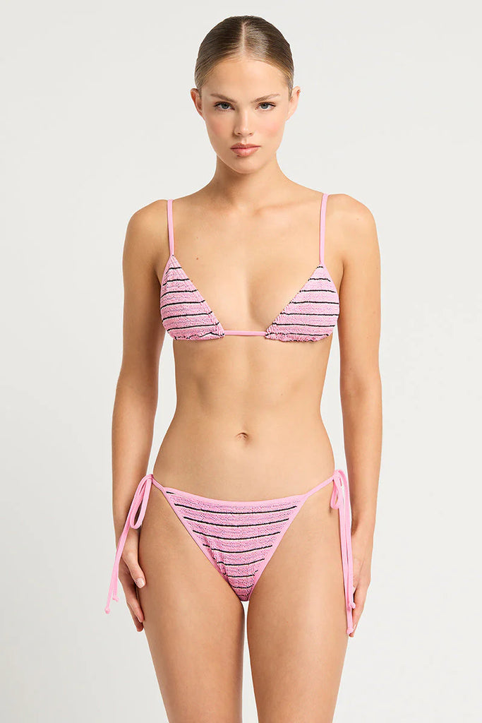 Bond-eye Luana Triangle Pink Stripes