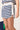 caydn Alexis Short-White/Navy Stripe