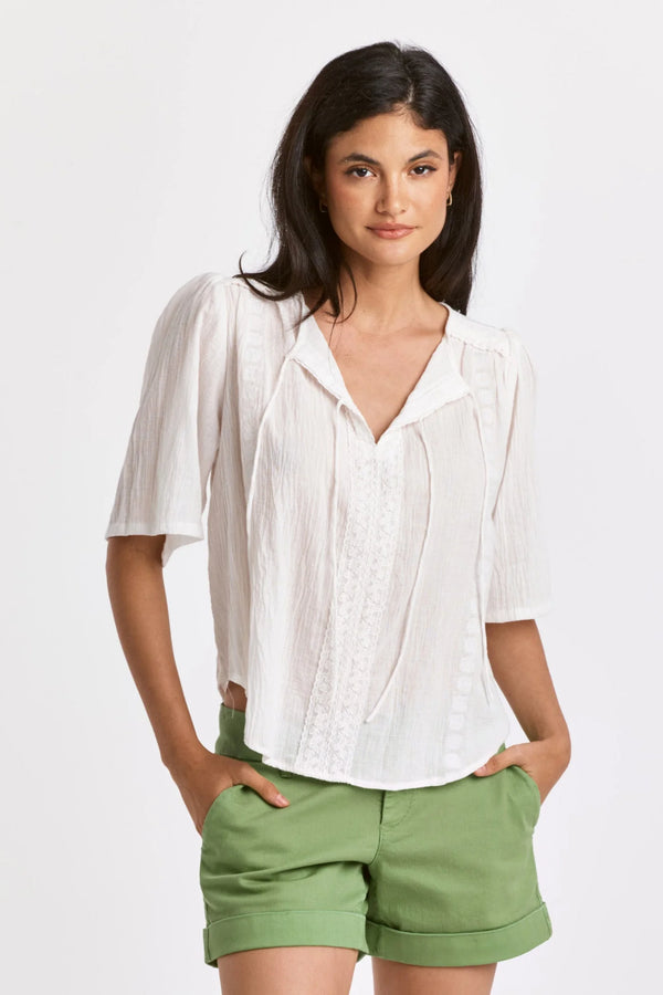 dear John Warner top white