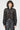 Dear John Suzette Long Sleeve Button Down Lace Black