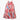 Adelyn Rae Loretta pleated halter top pink multi