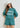 Favorite Daughter Cropped Collegiate Sweatshirt/Emerald