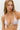Frankies Bikinis Ari Satin Top-Pink Stripe