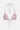 Frankies Bikinis Ari Satin Top-Pink Stripe