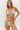 Frankies Bikinis Ari Satin Top-Pink Stripe