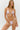 Frankies Bikinis Ari Satin Top-Pink Stripe