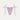 Frankies Bikinis Tia Satin Bottom-Pink Stripe