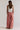Days End Solar Linen Stripe Pant-Coral Combo