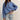 Free People Celeste Quarter Zip-Bluebell