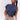 Hot Shot Cropped Tee-Navy