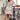 greylin felicia smock chiffon floral dress ivory mauve