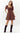 gremlin elsie poplin smocked mini dress espresso