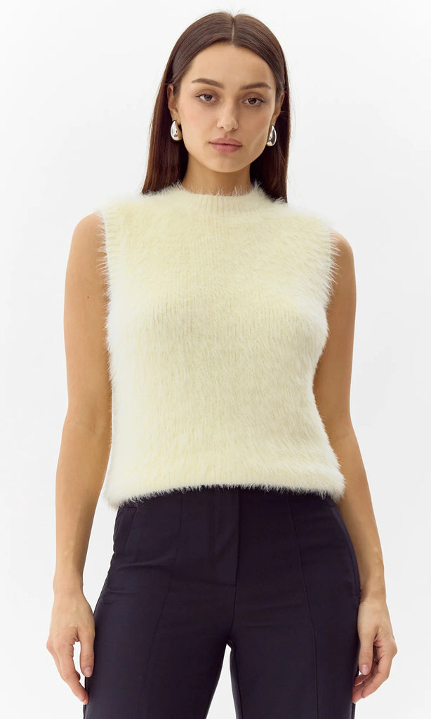 greylin Angie fuzzy knit top sweater