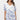 Greylin Nanci Popover Mini Dress Ivory and Blue