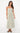 Greylin Lanis Stripe Smocked Midi Dress Ivory/Olive