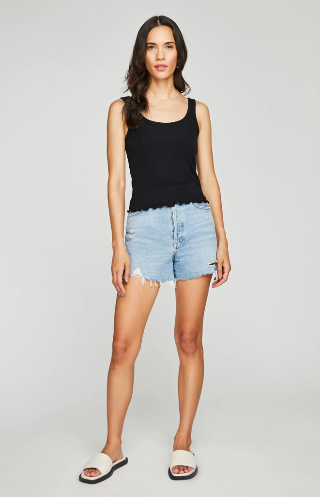 gentle fawn lynne tank top black