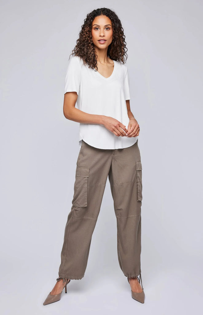 gentle fawn Avery pant olive green