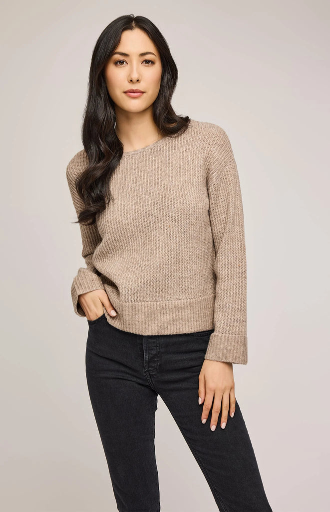 gentle fawn Ambrose pullover sweater taupe