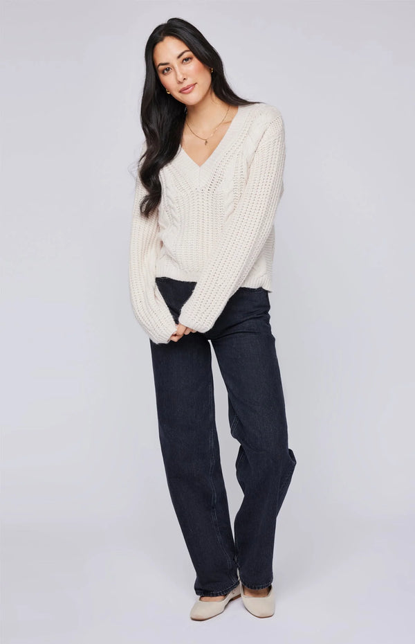 gentle fan octavia sweater cream