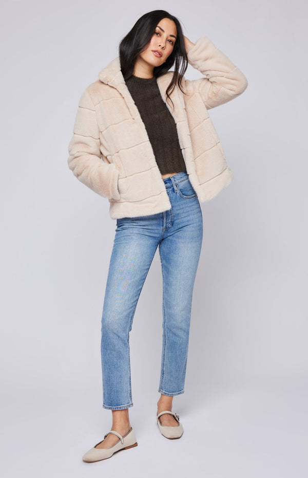 gentle fawn Ellington coat bone