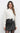 Grace Wrap Vegan Leather Skort
