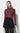 Greylin Astra High Neck Sheer Knit - Wine