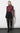 Greylin Astra High Neck Sheer Knit - Wine
