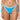 LSPACE Shane Bitsy Bottom - Electric Blue/Cream