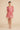 Lucy Paris Alexis Puff Sleeve ini Dress Pink Multi