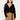 Lumen Crop Cardigan-Black