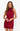 Show Me Your Mumu Lisa Mini Dress Cranberry Luxe Satin