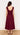 Mink Pink Lola Wrap Midi Dress-Burgundy