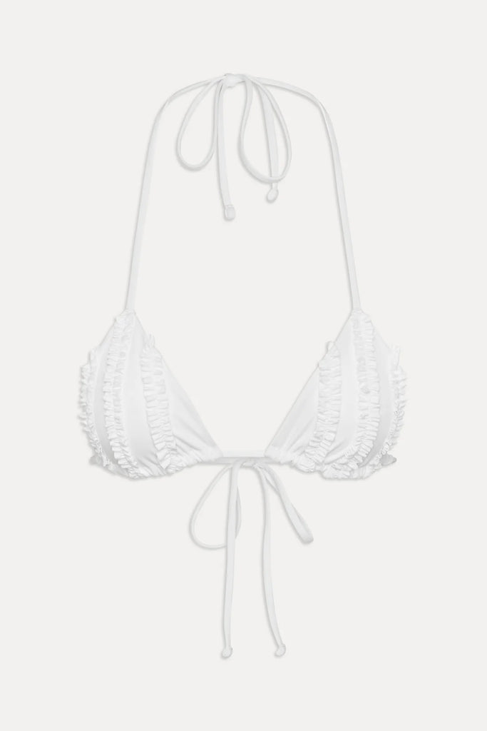 Nick Skimpy Triangle Bikini Top Optic White