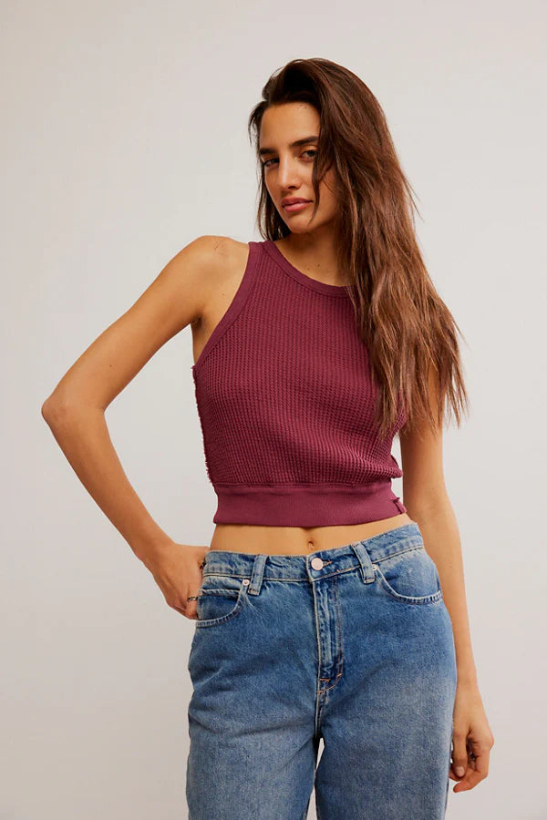 free people vest tank amaranth