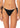 Maaji Midnight Black Shining Low Rise Tie Side Bikini