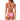 maaji pink blossom trinity regular rise v front bikini bottom