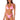 maaji pink blossom rewind fixed triangle bikini top
