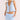 mink pink pandora tie mini skirt blue