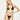 LSPACE Caicos Bikini Bottom Black and White