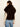 Sanctuary Silky Fur Vest- Espresso