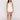 Mink Pink Cove Denim Halter Playsuit-White