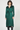 Dear John Galina Button Front Satin Long Sleeve Dress Rainforest